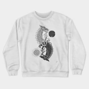 Skoll and Hati Knotwork Crewneck Sweatshirt